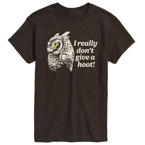 Instant Message - Dont Give A Hoot - Men's Short Sleeve Graphic T-Shirt