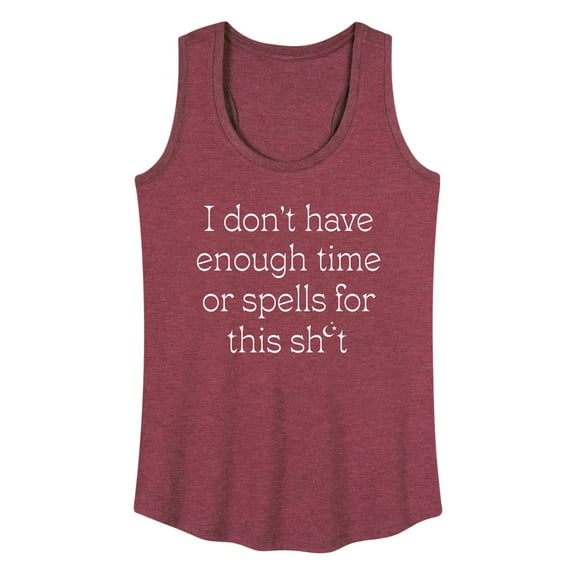 Instant Message - Dont Have Time Or Spells For This - Women's Racerback Tank Top