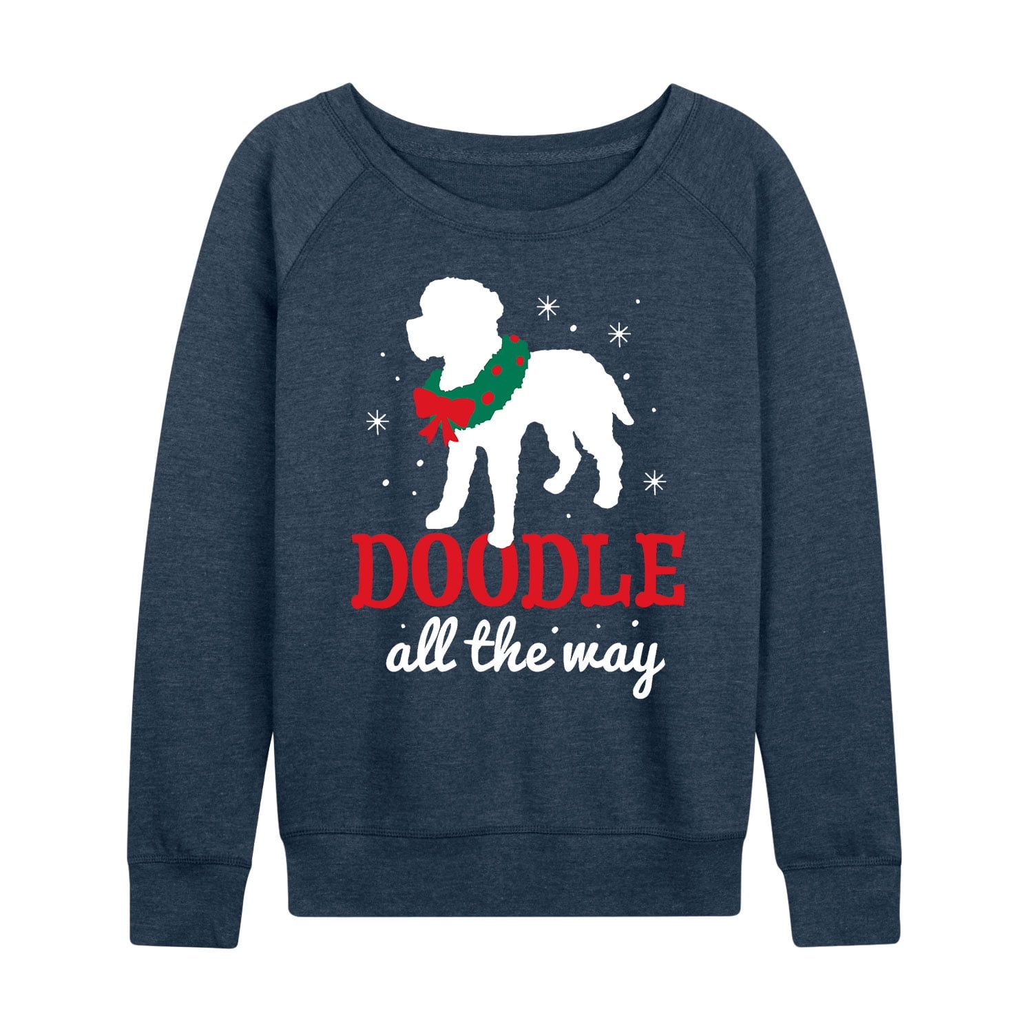 Instant Message - Doodle All the Way - Women's French Terry Long Sleeve ...