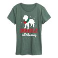 thumbnail image 1 of Instant Message - Doodle All the Way - Women's Short Sleeve Graphic T-shirt, 1 of 5