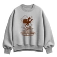 thumbnail image 1 of Instant Message - Dragon Flying Out Of Book - Women's Oversized Fleece Crew Sweatshirt, 1 of 3