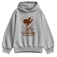 thumbnail image 1 of Instant Message - Dragon Flying Out Of Book - Women's Oversized Fleece Hoodie Sweatshirt, 1 of 4