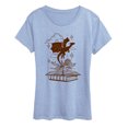 thumbnail image 1 of Instant Message - Dragon Flying Out Of Book - Women's Short Sleeve Graphic T-Shirt, 1 of 4