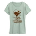 thumbnail image 1 of Instant Message - Dragon Flying Out Of Book - Women's Short Sleeve Graphic T-Shirt, 1 of 4