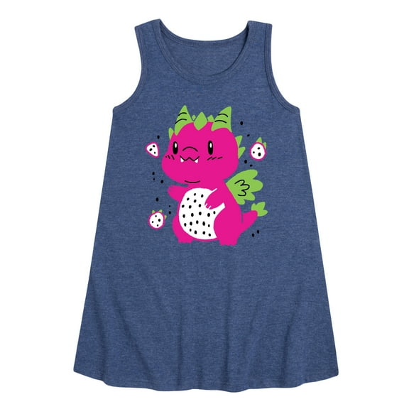 Instant Message - Dragonfruit - Toddler & Youth Girls A-line Dress