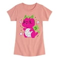 thumbnail image 1 of Instant Message - Dragonfruit - Toddler & Youth Girls Short Sleeve Graphic T-Shirt, 1 of 6