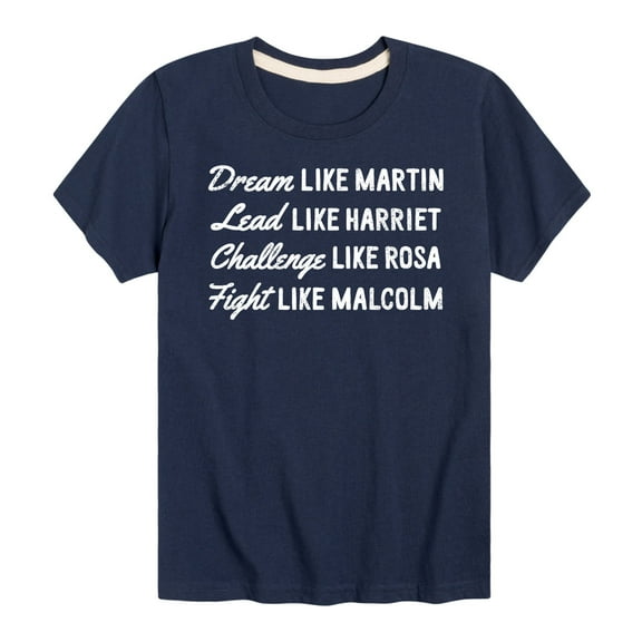 Instant Message - Dream Like Martin - Toddler and Youth Short Sleeve T-Shirt