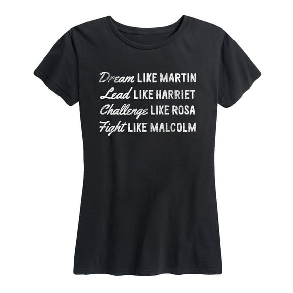 Instant Message - Dream Like Martin - Women's Short Sleeve Graphic T-Shirt