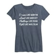 thumbnail image 1 of Instant Message - Dream Like Martin - Women's Short Sleeve Graphic T-Shirt, 1 of 5