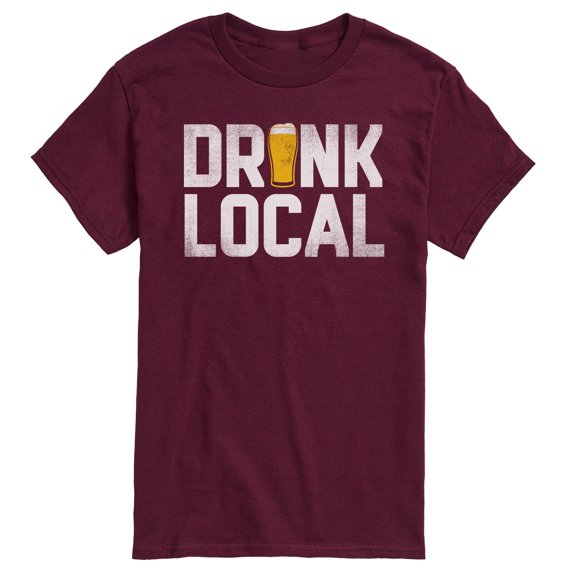 Instant Message - Drink Local - Men's Short Sleeve Graphic T-Shirt