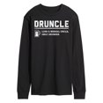 thumbnail image 1 of Instant Message - Druncle - Men's Long Sleeve T-Shirt, 1 of 6