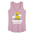 thumbnail image 1 of Instant Message - Ducking Great Day  - Women's Racerback Tank Top, 1 of 6