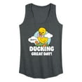 thumbnail image 1 of Instant Message - Ducking Great Day  - Women's Racerback Tank Top, 1 of 6