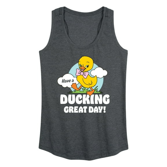 Instant Message - Ducking Great Day  - Women's Racerback Tank Top