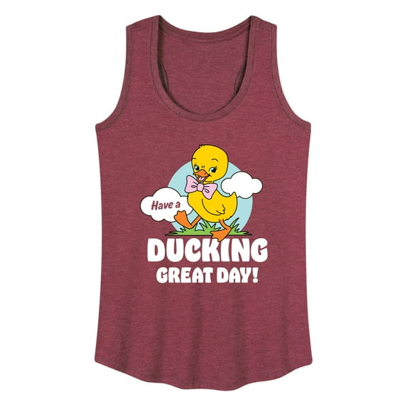Instant Message - Ducking Great Day - Women's Racerback Tank Top