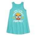 thumbnail image 1 of Instant Message - Dude, Chicken Nuggets For Me  - Toddler & Youth Girls A-line Dress, 1 of 5