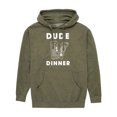 thumbnail image 1 of Instant Message - Dude Dinner Energy Drink Protein Bar - Men's Pullover Hooded Fleece Sweatshirt, 1 of 7