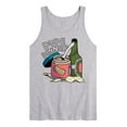 thumbnail image 1 of Instant Message - Dude Dinner Peanut Butter Beer - Men's Jersey Tank Top, 1 of 5