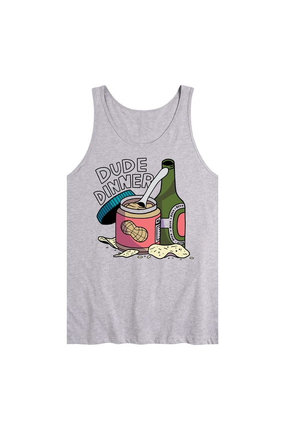 - Dude Dinner Peanut Butter Beer - Men's Jersey Tank Top