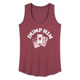 thumbnail image 1 of Instant Message - Dump Him Tarot - Women's Racerback Tank Top, 1 of 5