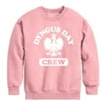 thumbnail image 1 of Instant Message - Dyngus Day Crew - Polish Holiday Celebration - Toddler & Youth Crewneck Fleece Sweatshirt, 1 of 5