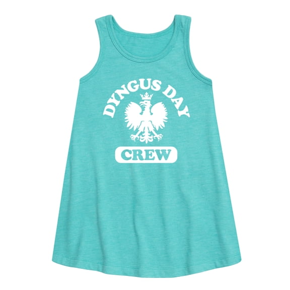 Instant Message - Dyngus Day Crew - Polish Holiday Celebration - Toddler & Youth Girls A-line Dress