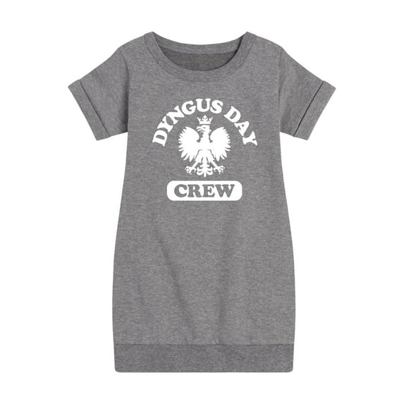 Instant Message - Dyngus Day Crew - Polish Holiday Celebration - Toddler & Youth Girls Fleece Dress