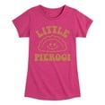 thumbnail image 1 of Instant Message - Dyngus Day - Little Pierogi - Polish Celebration - Toddler & Youth Girls Short Sleeve Graphic T-Shirt, 1 of 6