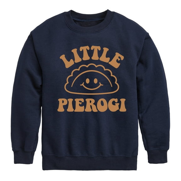 Instant Message - Dyngus Day - Little Pierogi - Polish Holiday Celebration - Toddler & Youth Crewneck Fleece Sweatshirt