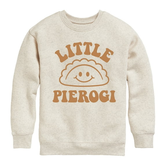 Instant Message - Dyngus Day - Little Pierogi - Polish Holiday Celebration - Toddler & Youth Crewneck Fleece Sweatshirt