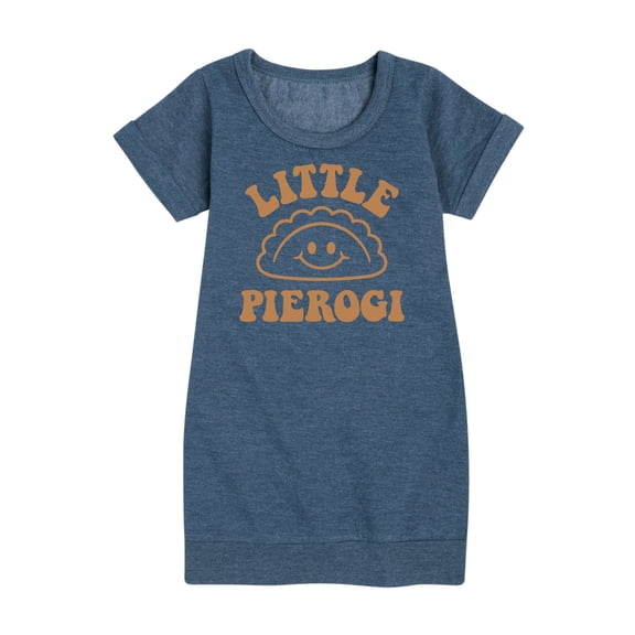 Instant Message - Dyngus Day - Little Pierogi - Polish Holiday Celebration - Toddler & Youth Girls Fleece Dress