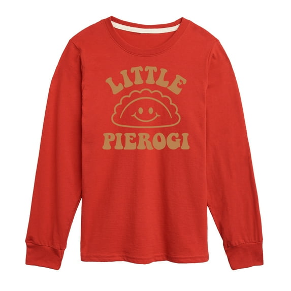 Instant Message - Dyngus Day - Little Pierogi - Polish Holiday Celebration - Toddler & Youth Long Sleeve Graphic T-Shirt