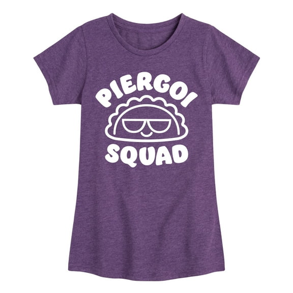 Instant Message - Dyngus Day - Pierogi Squad - Polish Celebration - Toddler & Youth Girls Short Sleeve Graphic T-Shirt