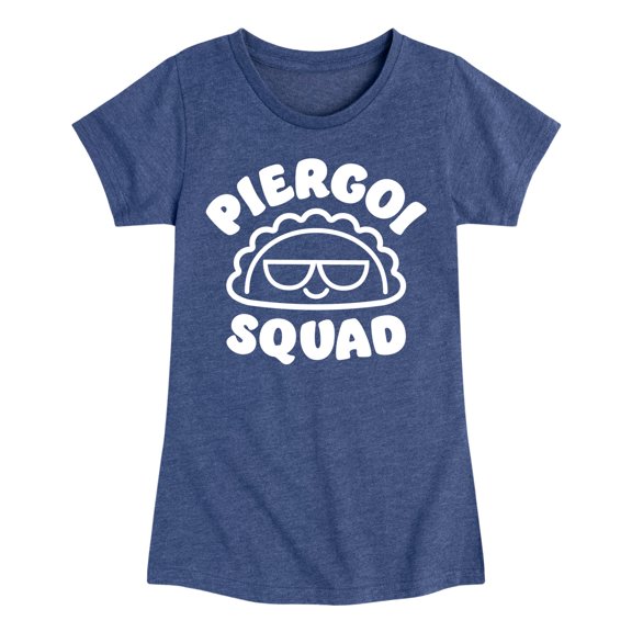 Instant Message - Dyngus Day - Pierogi Squad - Polish Celebration - Toddler & Youth Girls Short Sleeve Graphic T-Shirt