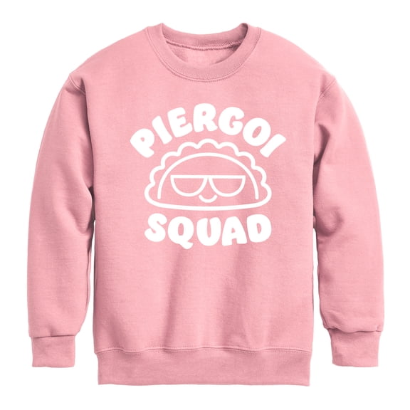 Instant Message - Dyngus Day - Pierogi Squad - Polish Holiday Celebration - Toddler & Youth Crewneck Fleece Sweatshirt