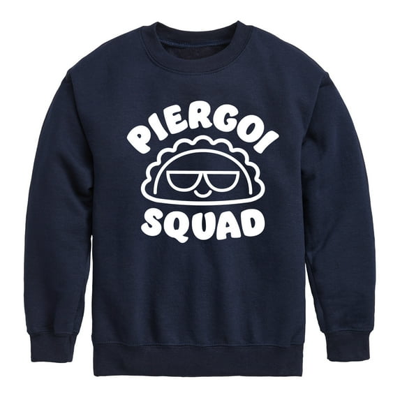 Instant Message - Dyngus Day - Pierogi Squad - Polish Holiday Celebration - Toddler & Youth Crewneck Fleece Sweatshirt
