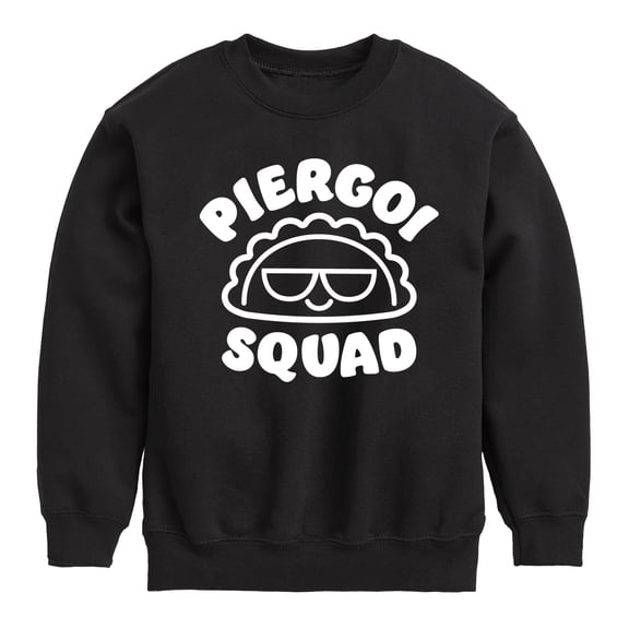 Instant Message - Dyngus Day - Pierogi Squad - Polish Holiday Celebration - Toddler & Youth Crewneck Fleece Sweatshirt