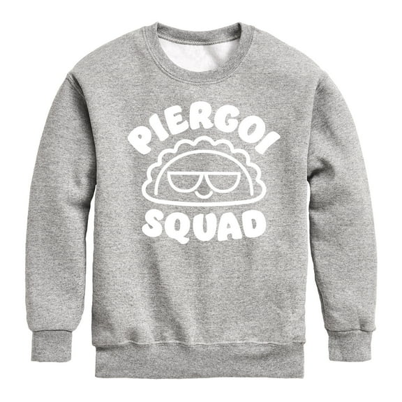 Instant Message - Dyngus Day - Pierogi Squad - Polish Holiday Celebration - Toddler & Youth Crewneck Fleece Sweatshirt