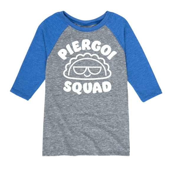 Instant Message - Dyngus Day - Pierogi Squad - Polish Holiday Celebration - Toddler & Youth Raglan Graphic T-Shirt