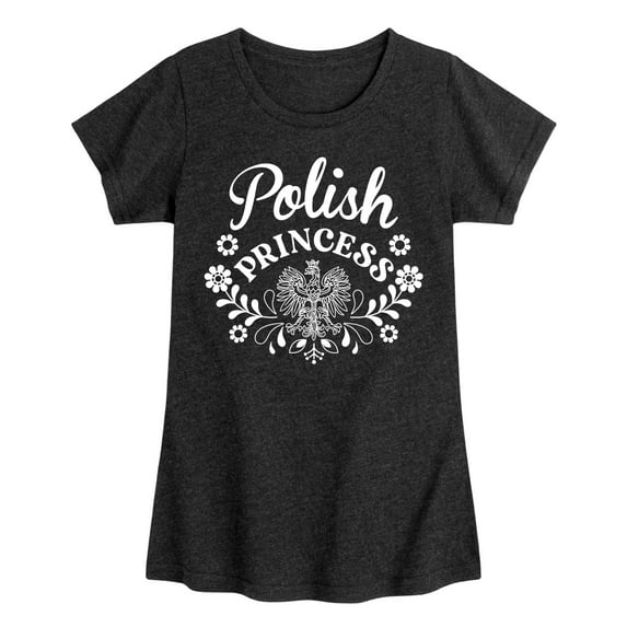 Instant Message - Dyngus Day - Polish Princess - Holiday Celebration - Toddler & Youth Girls Short Sleeve Graphic T-Shirt
