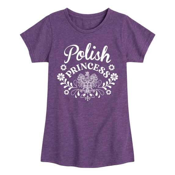 Instant Message - Dyngus Day - Polish Princess - Holiday Celebration - Toddler & Youth Girls Short Sleeve Graphic T-Shirt