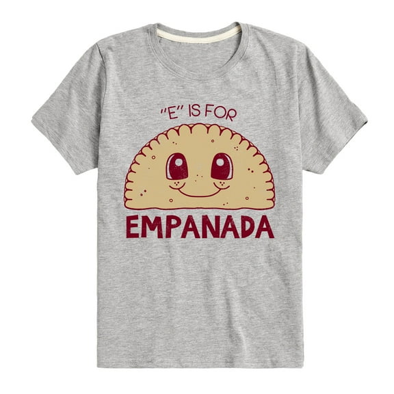 Instant Message - E Is For Empanada - Toddler & Youth Short Sleeve Graphic T-Shirt
