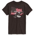thumbnail image 1 of Instant Message - Eagle American Flag   - Men's Short Sleeve Graphic T-Shirt, 1 of 5