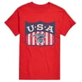 thumbnail image 1 of Instant Message - Eagle Shield Short Sleeve Graphic T-Shirt, 1 of 5