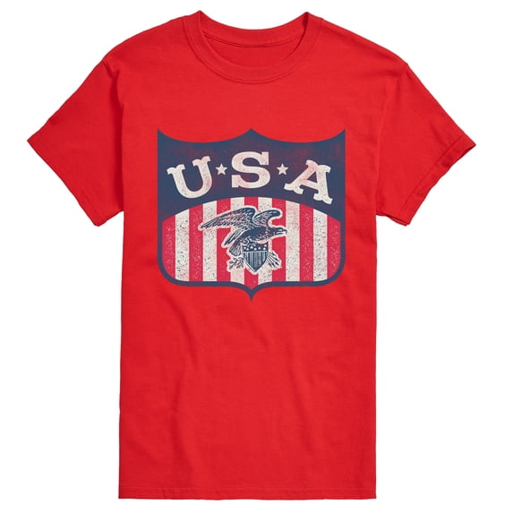 Instant Message - Eagle Shield Short Sleeve Graphic T-Shirt