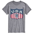thumbnail image 1 of Instant Message - Eagle Shield Short Sleeve Graphic T-Shirt, 1 of 5