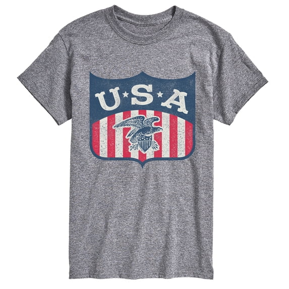 Instant Message - Eagle Shield Short Sleeve Graphic T-Shirt