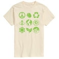thumbnail image 1 of Instant Message - Earth Day Grid Short Sleeve Graphic T-Shirt, 1 of 5