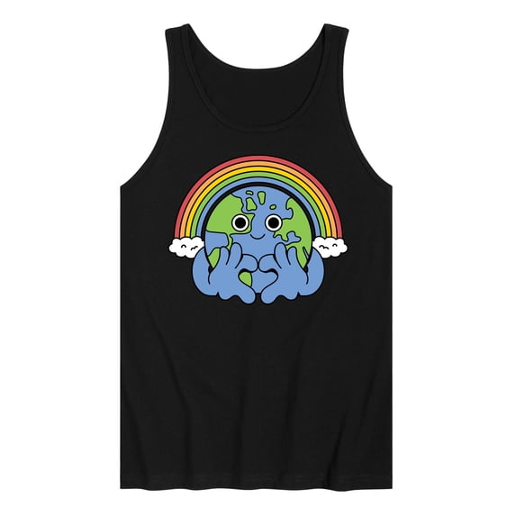 Instant Message - Earth Pride - LGBT Pride Ally - Men's Jersey Tank