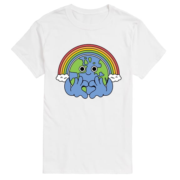 Instant Message - Earth Pride - Men's Short Sleeve Graphic T-Shirt